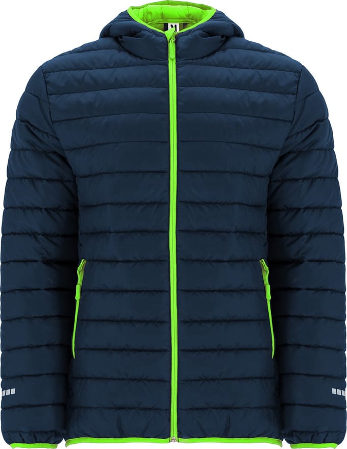 Roly Unisex Norway Sport Jacket RY5097 - Navy Blue 55/Fluor Green 222 - M