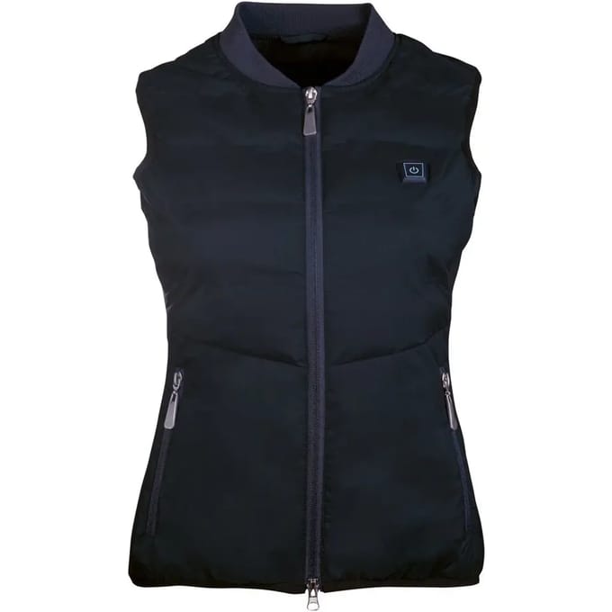 HKM bodywarmer met verwarmingsfunctie - zwart - S
