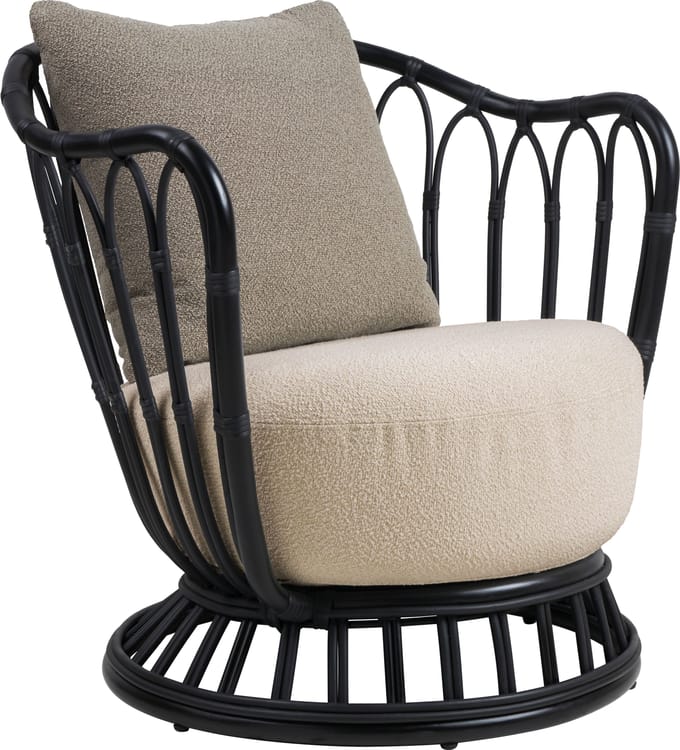 Gubi Grace Loungestoel Outdoor - GubiGraceBlack