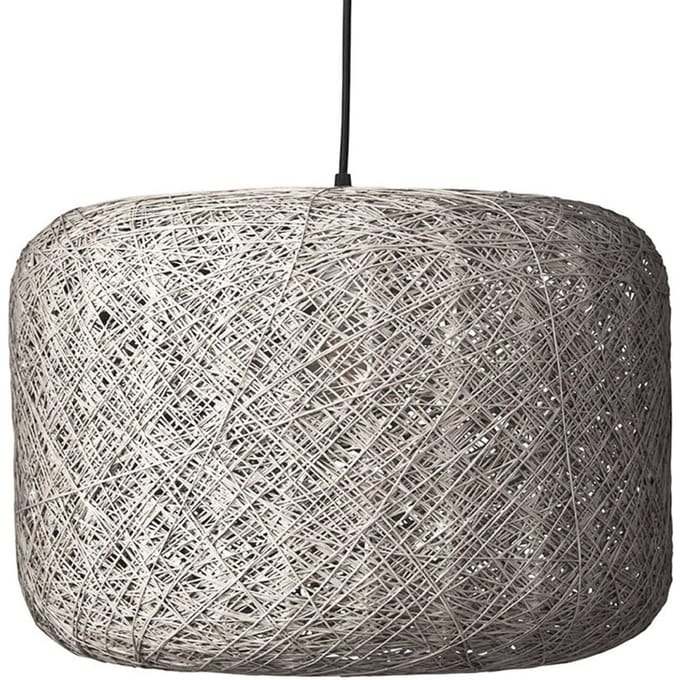 Dyberg Larsen hanglamp Spin L, grijs, Ø 45 cm