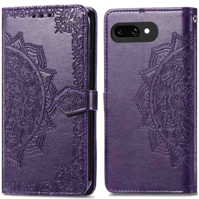 imoshion Hoesje - Geschikt voor Google Pixel 9a - Mandala Bookcase - Paars