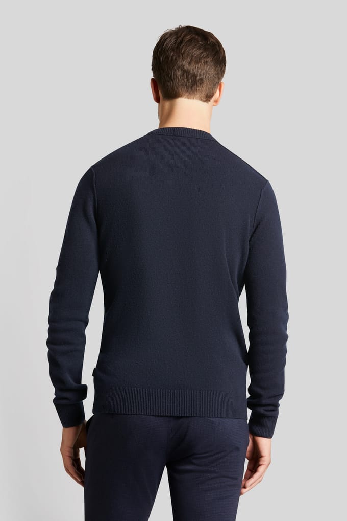 Bugatti Herren Trui met ronde hals