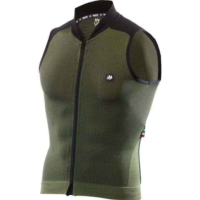 Mouwloze Koszulka Sixs Clima 2 Army