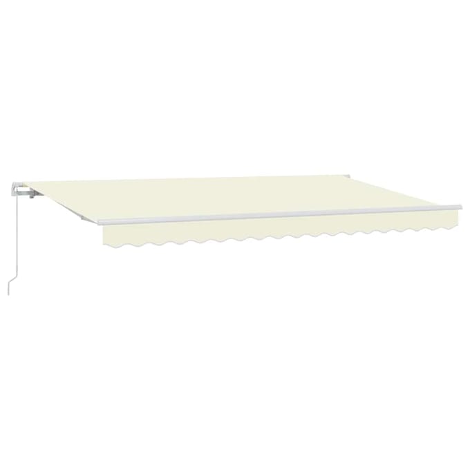 vidaXL - Uitschuifbare - luifel - Crème - 400 - x - 200 - cm - Stof