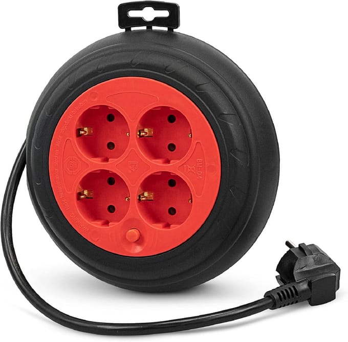 Swiphi® Haspel - Verlengkabel - Kabelbox 3m