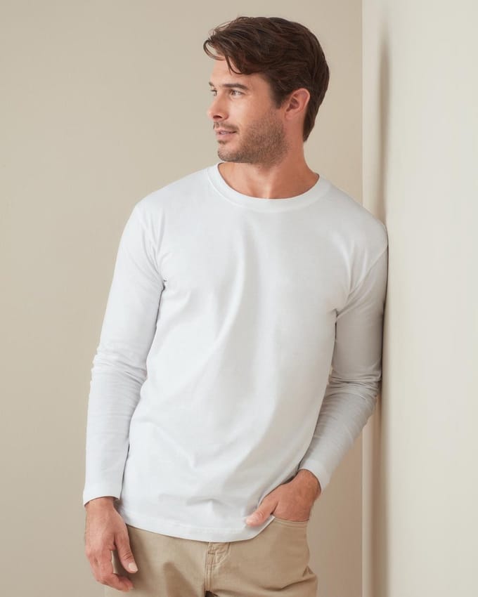 5 Pack Stedman lange mouwen - M - Wit
