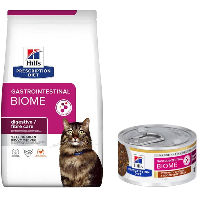 2x8kg Gastrointestinal Biome Hill's Prescription Diet Kattenvoer