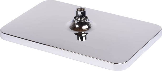Ben Beam hoofddouche vierkant 32x21x6,7cm chroom
