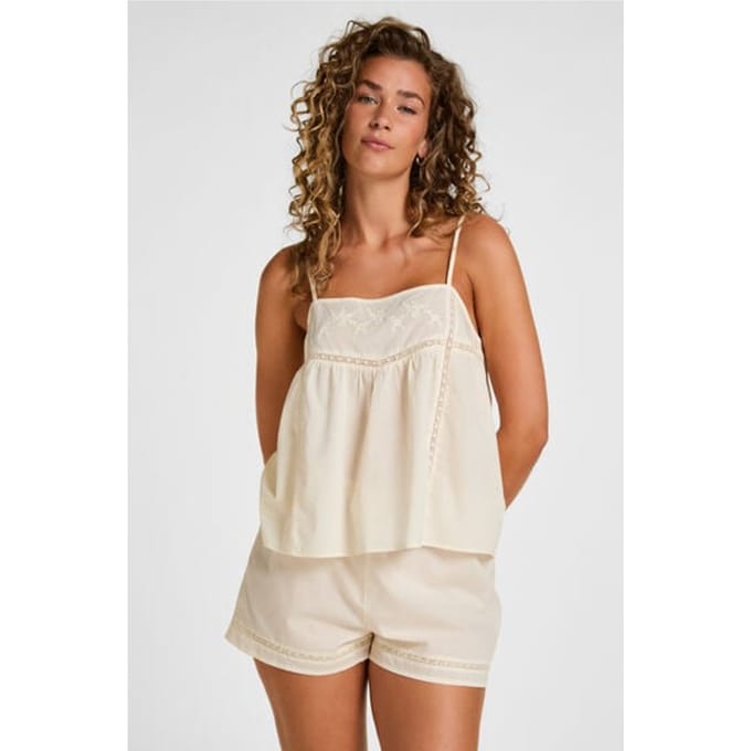 Hunkemöller Pyjama Short Wit