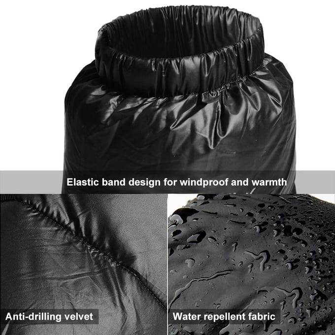 Winter Dons Hoge Sokken Waterdichte Eendendons Booties Trekkoord Sluiting Dons Gevulde Voetbedekking black