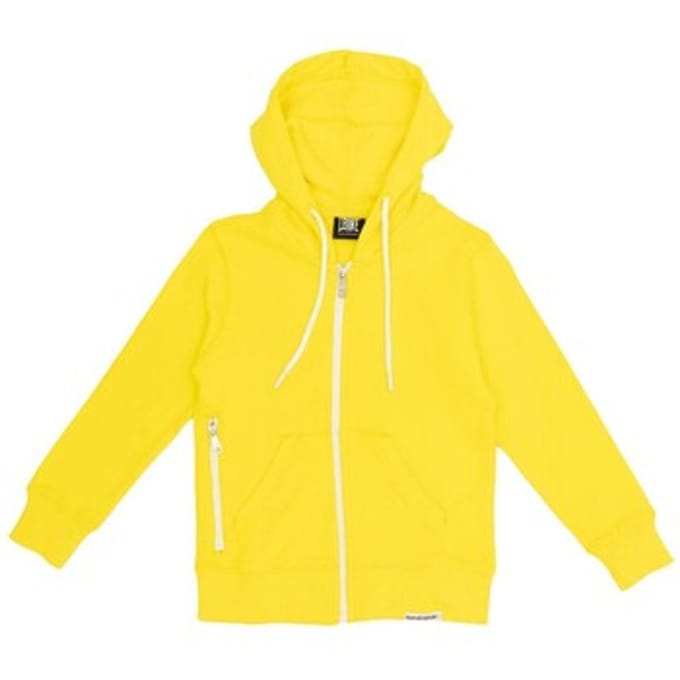 Capuchon sweaters Leone 1947 Boy Hoody Full Zip Fluo