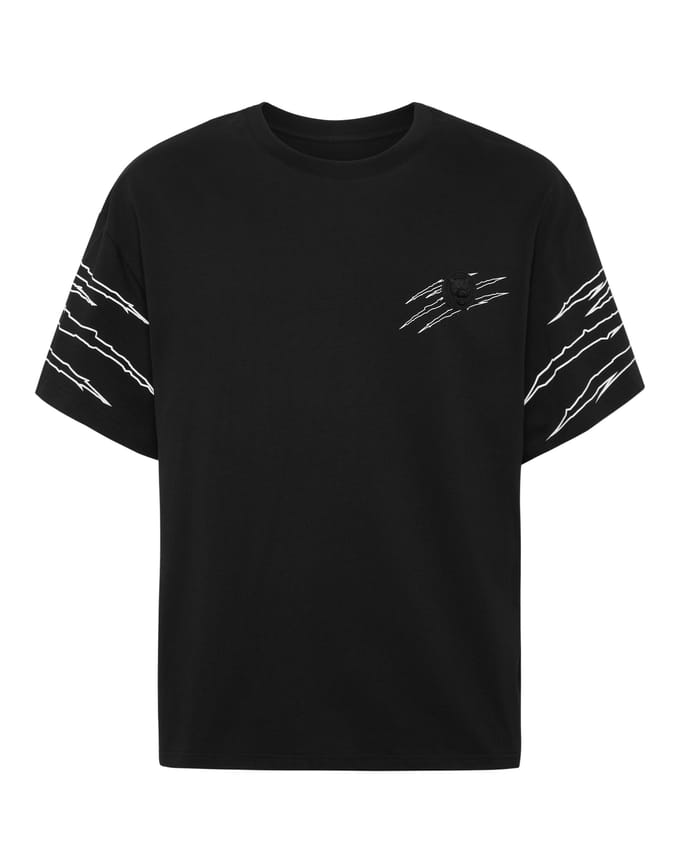 T-Shirt Ronde Hals Ss Scratch