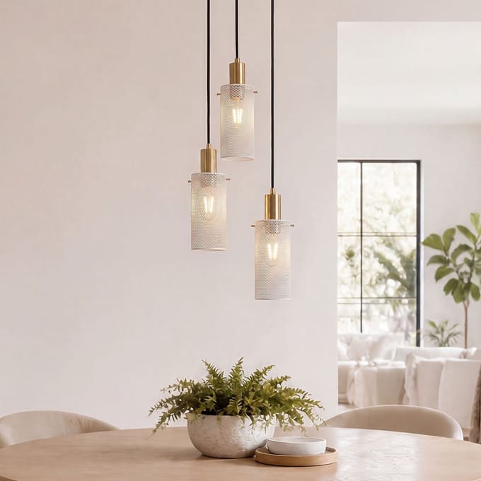 LumenXL LumenXL - Minimalistische hanglamp, 3-lichts - Valji - E27