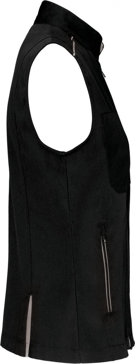 WK. Designed To Work Damesgilet Day To Day WK6149 - BLACK / SILVER - XL