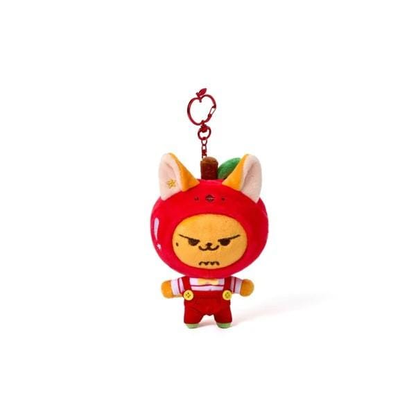TXT - [Hé! APPUL] PPULBATU OFFICIEEL MD Pluche Sleutelhanger (Apple Vers.) YEONJUN red