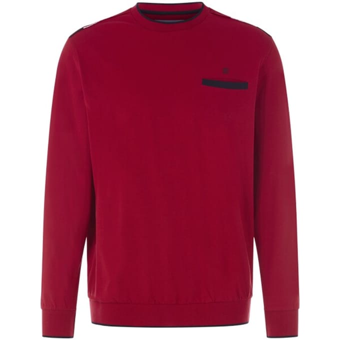 Babista herren Sweatshirt - 52/54 - rood - Plus Size