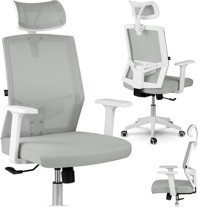Sofotel Rotar-serie - Bureaustoel - Grijs - Micromesh - Ergonomisch