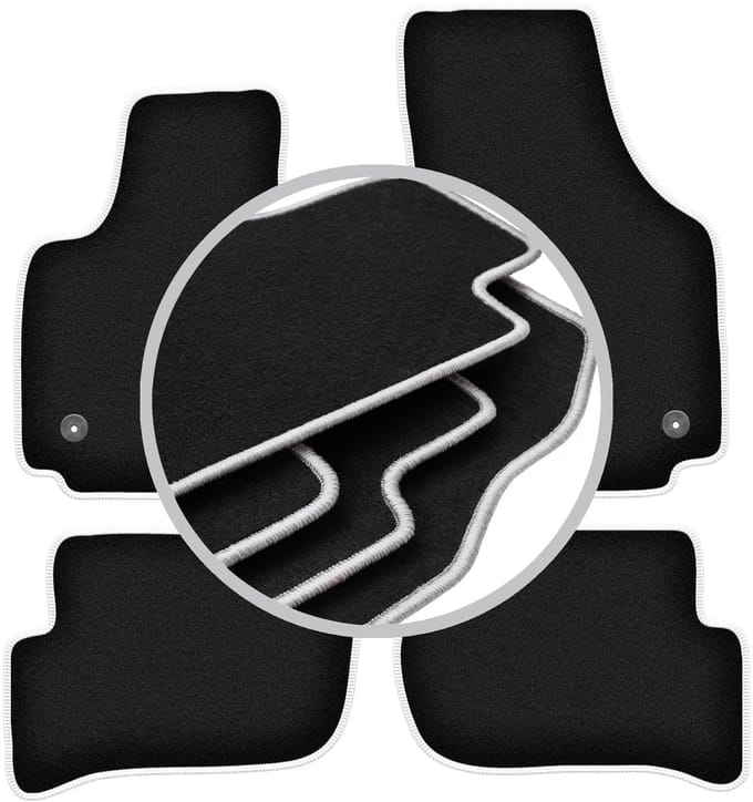 CARLUX-SILVER automatten voor: Seat Toledo III minivan (2004-2012)