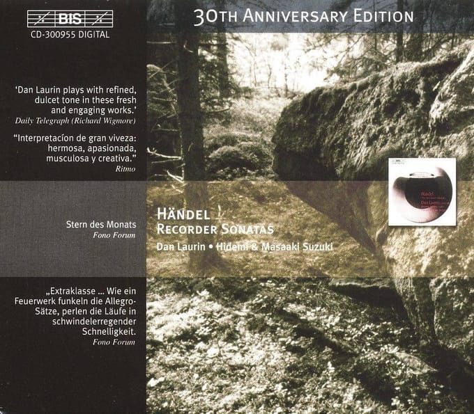Dan Laurin, Hidemi Suzuki & Masaaki Suzuki - Handel: Recorder Sonatas (CD)