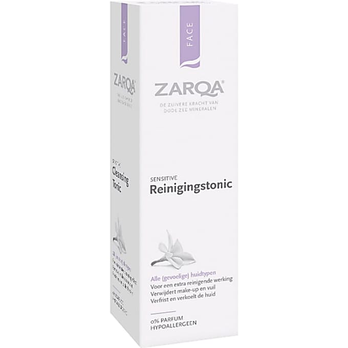 ZARQA Reinigingstonic Sensitive - 200 ml - hypoallergeen