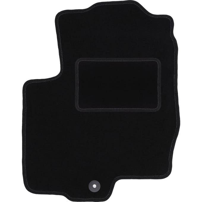 Bestuurdersmat zwart voor: Mitsubishi Colt VI Z30 hatchback (2004-2008)