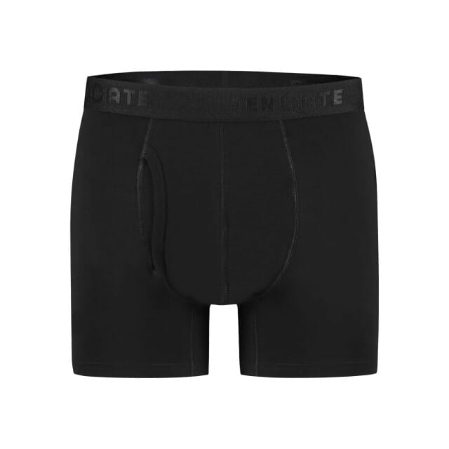 Ten Cate Basics shorts met gulp zwart 2-pack voor Heren | Maat S