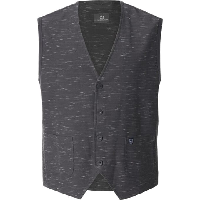 Jan Vanderstorm herren Sweatbodywarmer - 56/58 - donkergrijs - Plus Size