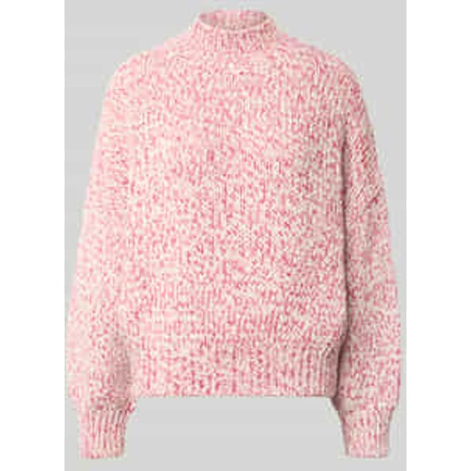 Gebreide pullover met opstaande kraag
