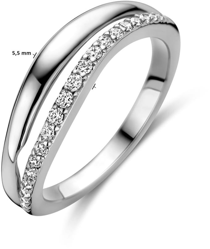 Zilveren ring zirkonia | 1338808