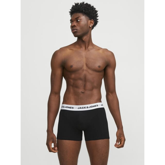 Jack & Jones Heren boxershorts trunks jacsolid effen 5-pack