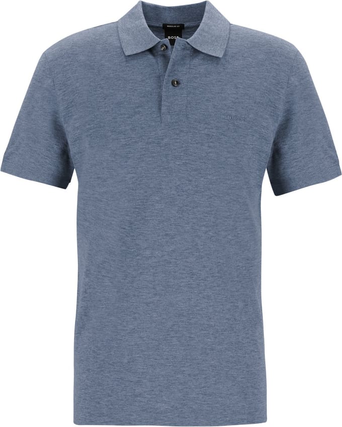 BOSS Pallas regular fit polo - pique - blauw