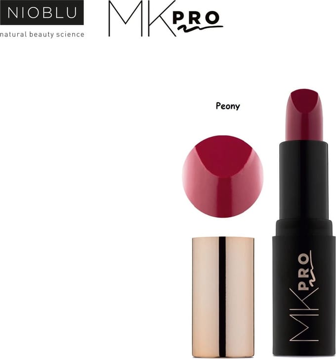 NioBlu - MKpro - Hydrating - Lipstick - SPF 15 - Peony