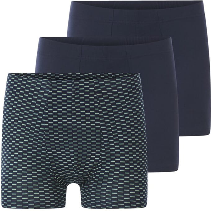 Babista herren Set Van 3 Retroslips - 06/M/L - donkerblauw - Plus Size