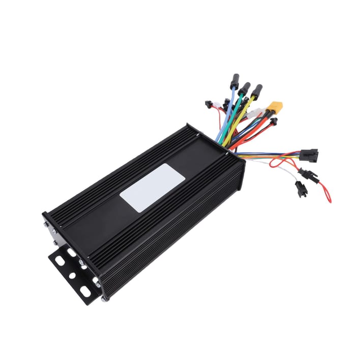 Elektrische Fiets Controller 36V 48V 52V 45A 3 Modi Sinusgolf Borstelloze Motor Controller black