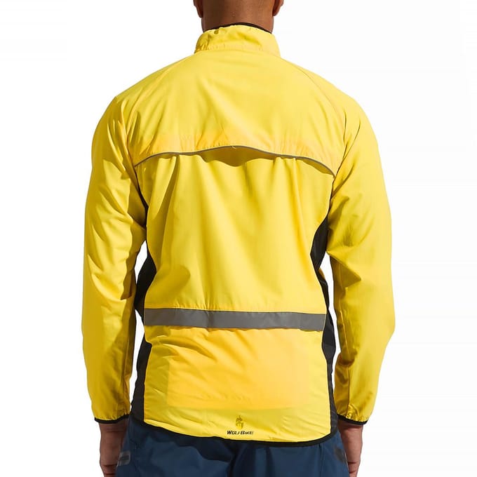 Herenfietsjack Winddicht Waterbestendig Fiets Jersey Tops M blauw