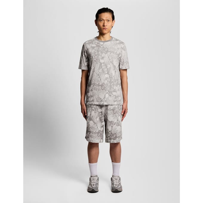 Industriële Graphic Sweat Shorts