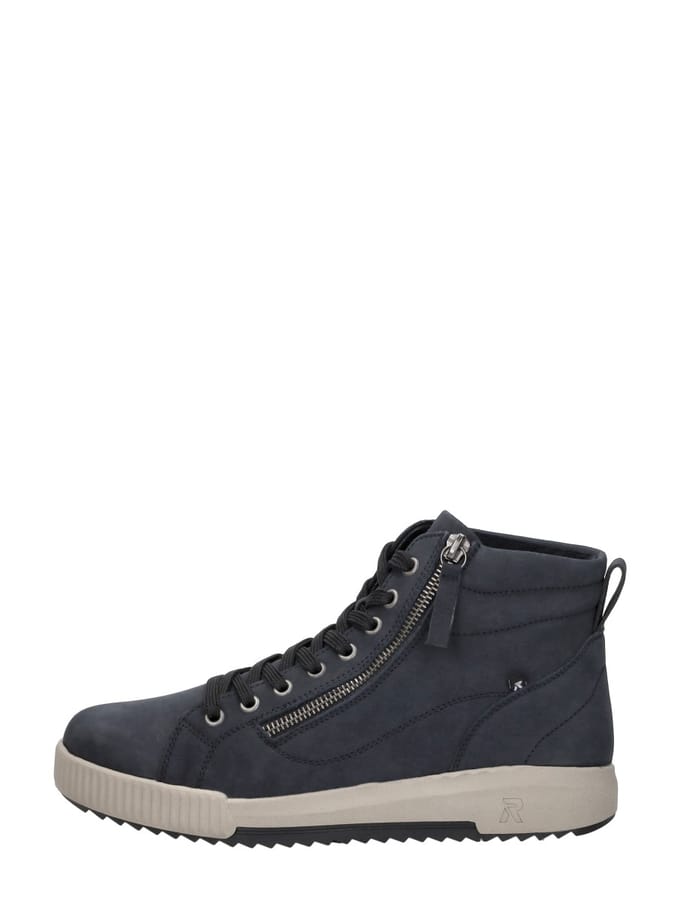 Rieker dames veterboot - Blauw - Maat 38
