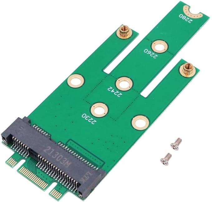 Allecto - Adapter - M2 SSD Converter - Hoge prestaties - Compact formaat - Harde schijf converter - Geschikt voor Windows systemen - ELD26161