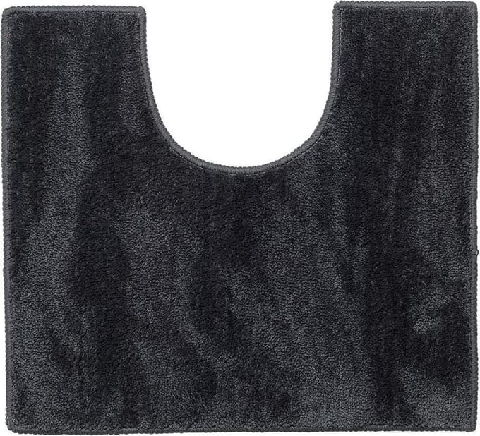 Sealskin Toiletmat Doux - Polyester - Met Antislip - Donkergrijs
