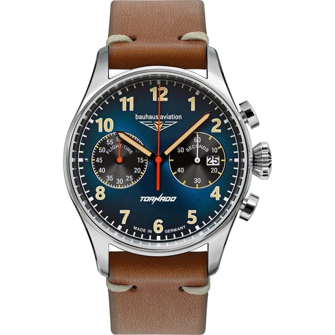 Bauhaus 2772-3 Aviation Tornado chronograaf horloge