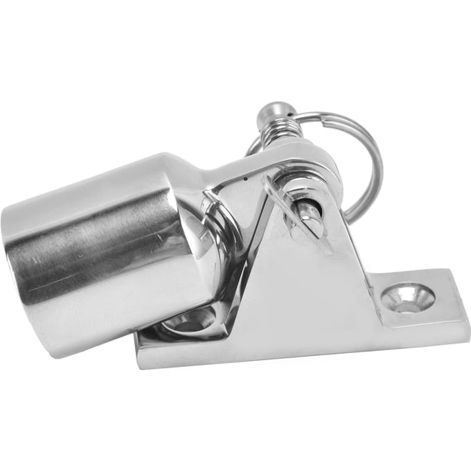 Biminitop Montagebeslag 316 Roestvrij Staal Dekscharnier Pijp Oog Eindkap Hardware 22mm white