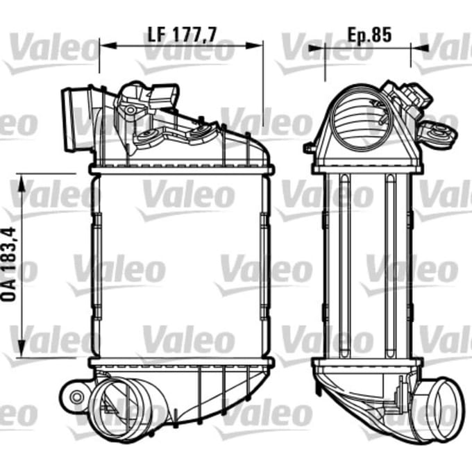 Intercooler VALEO 817438