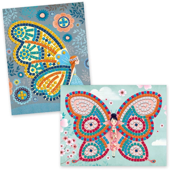 DJECO glitter mozaiek butterflies 4 jr+