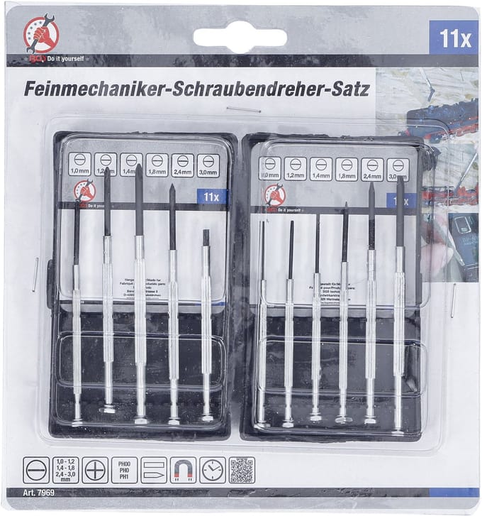 BGS Horlogemaker schroevendraaierset 11 delig