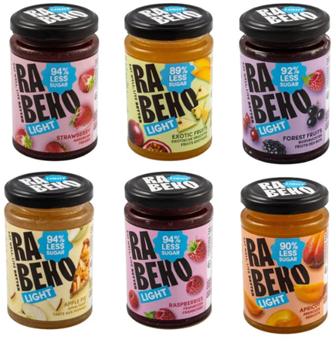 Rabeko | Mix Light Jam | 6 x 230 gram