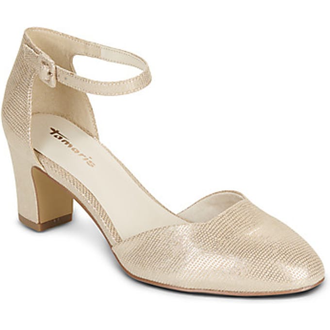 Tamaris Pumps goud Textiel - Maat 41