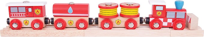 Bigjigs Wooden Fire Train