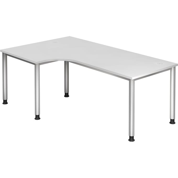 HILO 82 S | Bureau - Wit 200 x 120 Tafelhoogte I In hoogte verstelbaar