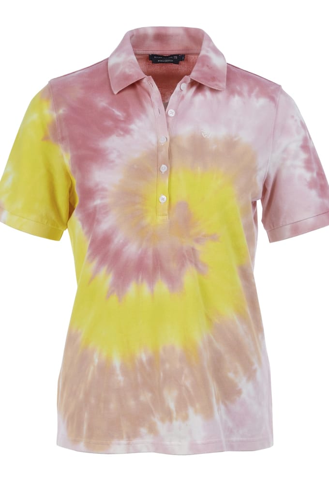 River Woods Basic Polo Shsl Tie&dye Taglia: M | Polo Outlet | Donna