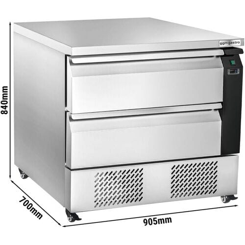 GGM Gastro Kühlunterbau - 905mm - 2 Schubladen - 4x GN 1/1